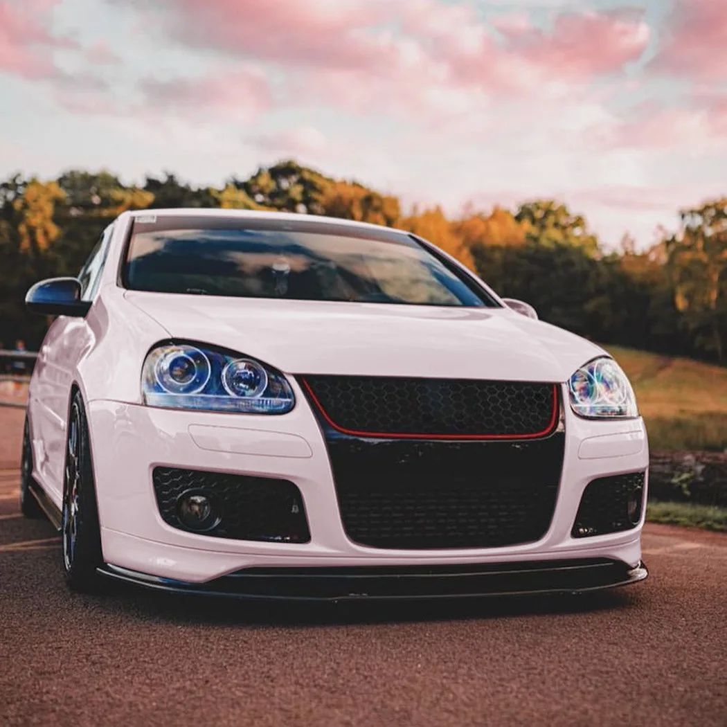 Front Bumper Lip Spoiler Splitter Diffuser Body Kit Tuning Canard Lip Protector Cover For VW Golf 5 Golf MK5 GTI Jetta MK5 GLI