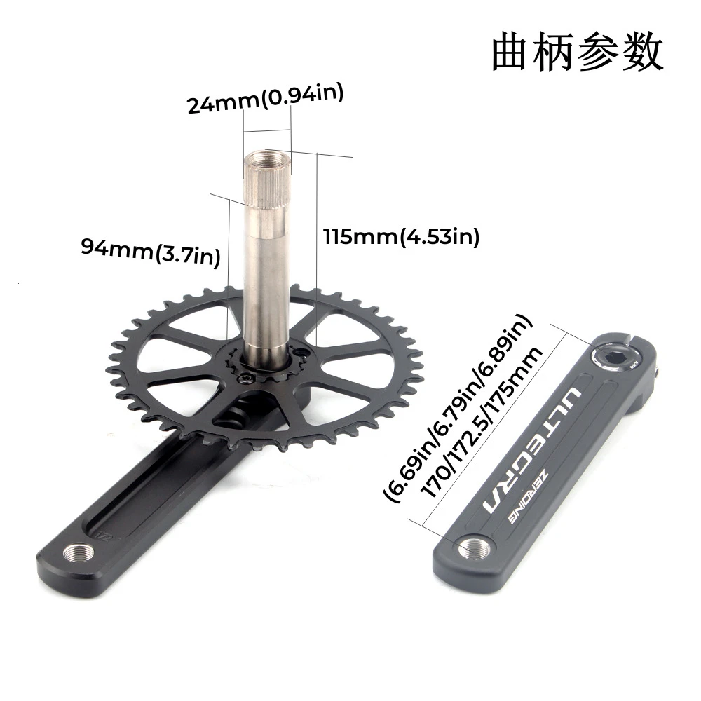 

G723 Road Bike Sprocket Crank Dental Disc Aluminum Alloy Material Hollow Body Straight Single Plate Folding Car 10/11 Speed