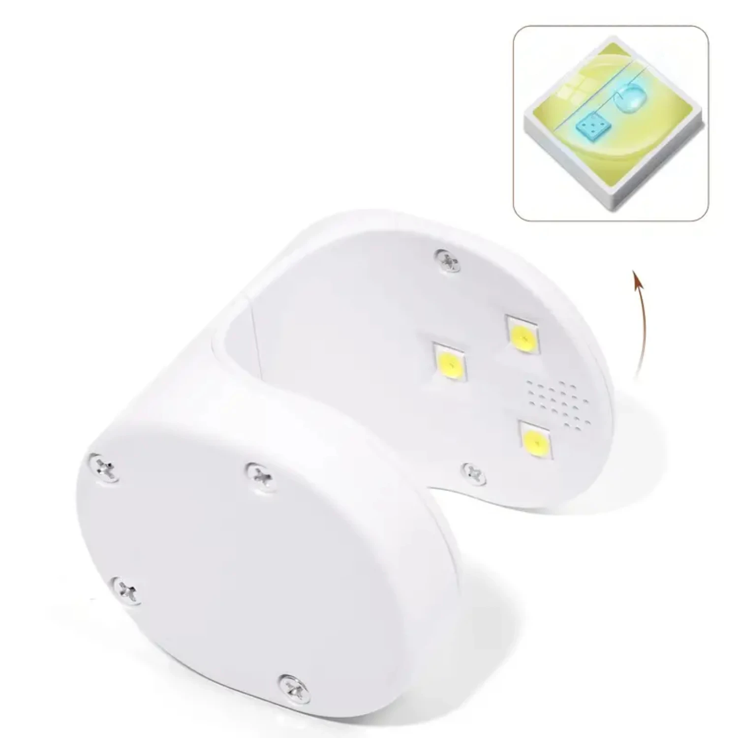 

Portable Mini UV LED Nail Drying Lamp with USB Cable - Quick Dry Gel Nail Polish Dryer - Compact and Travel-Friendly - Perfect G