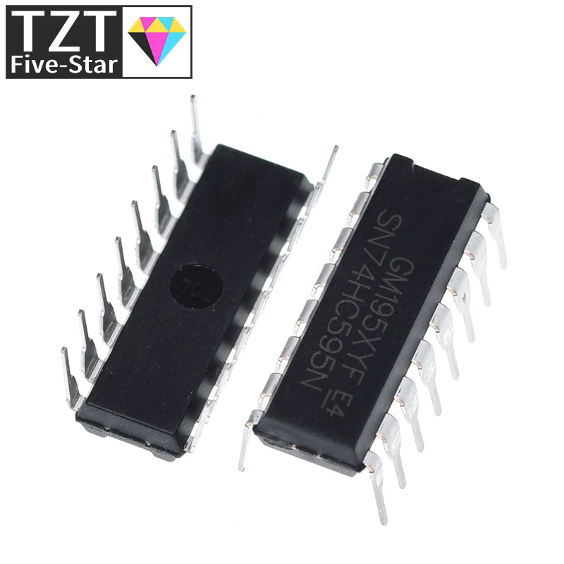 TZT 10/30 قطعة وحدة تنظيم الجهد SN74HC595N SN74HC595 74HC595N 74HC595