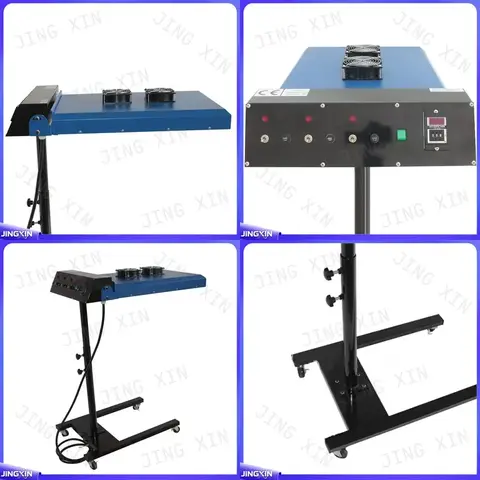 ND606 Automatic Infrared Flash Dryer for Clothing Screen Printing Mobile Oven Drying Area 500x600mm 220V