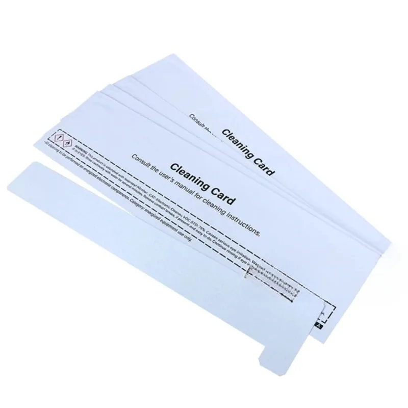 8 Pcs Cleaning Card 105999-101 Cleaning Kit For Zebra ZXP1 ID Card Printers