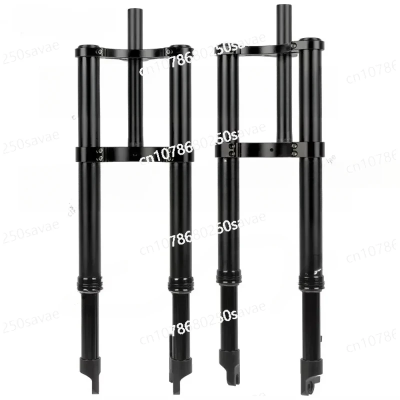 Ebike Scooter Snow 14Inch 16Inch Spring Oil Air 135Mm Quick Release QR Suspension Inverted Fat 16'' Bike Fork