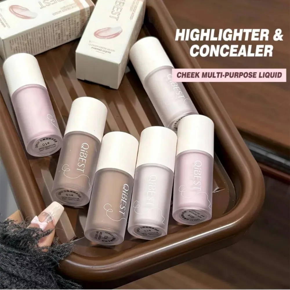 새로운 베이지 화이트 브라이트 컨실러 매트 방수 페이스 하이라이트 스틱 오랫동안 지속되는 천연 컨투어링 스틱 여성 메이크업