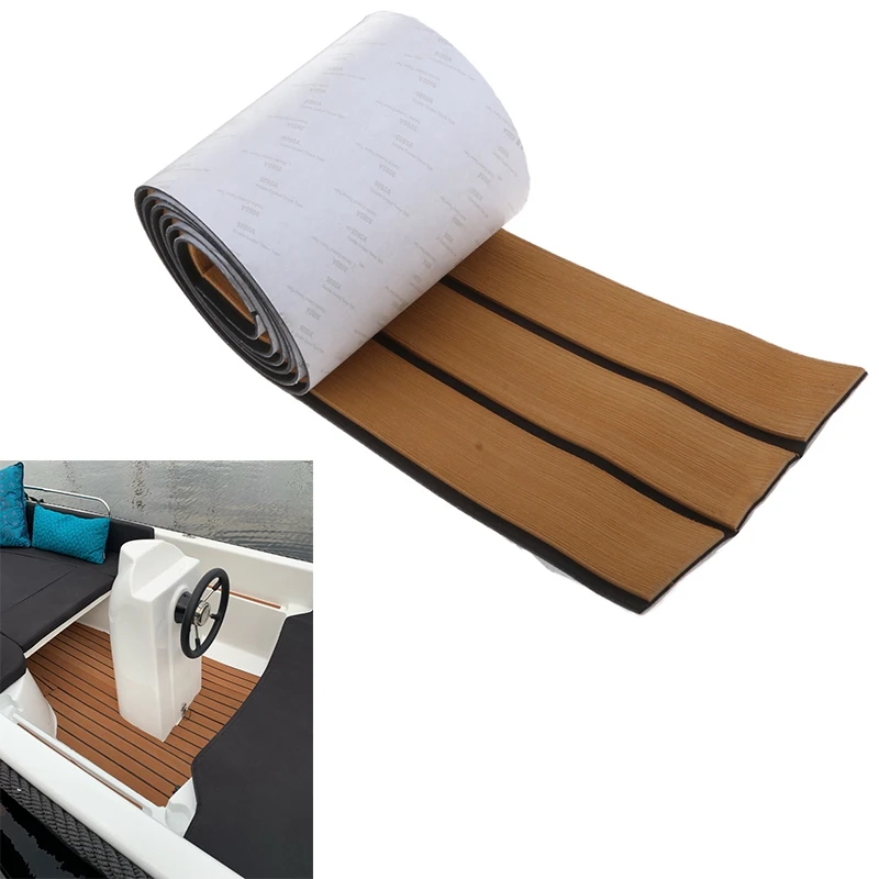 2400X170mm Self-Adhesive Boat EVA Foam Faux Decking Non-Slip Boat Yacht Flooring Pad Boat Decking Mat