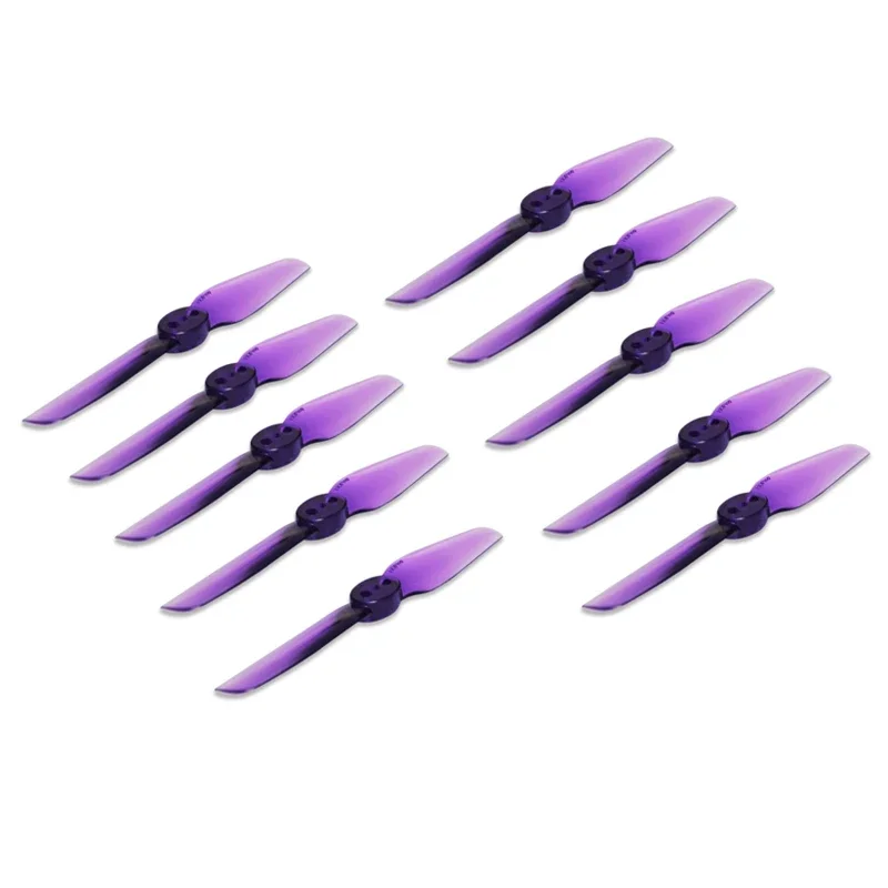 5 Pairs HQ Prop Durevole T65MM 65 millimetri 2.5 Pollici CW CCW 2 Lama Elica per Ultramicro/Stuzzicadenti FPV drone Quadcopter Grigio Blu