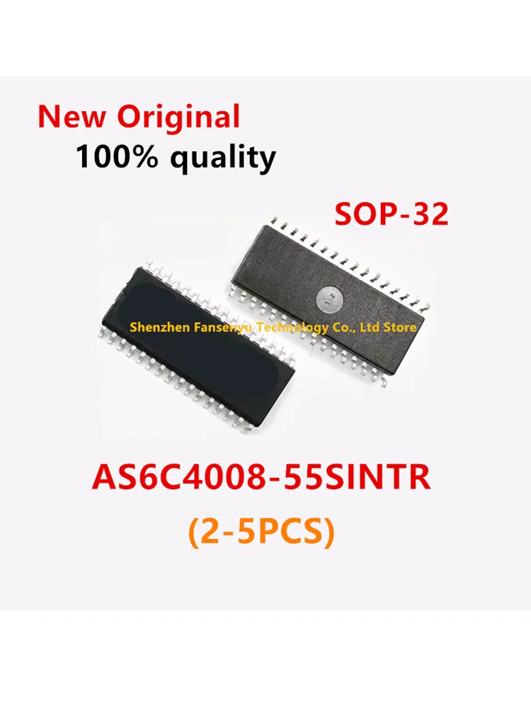 (2-5piece)100% New AS6C4008-55SINTR AS6C4008-55SIN AS6C4008 sop-32 Chipset