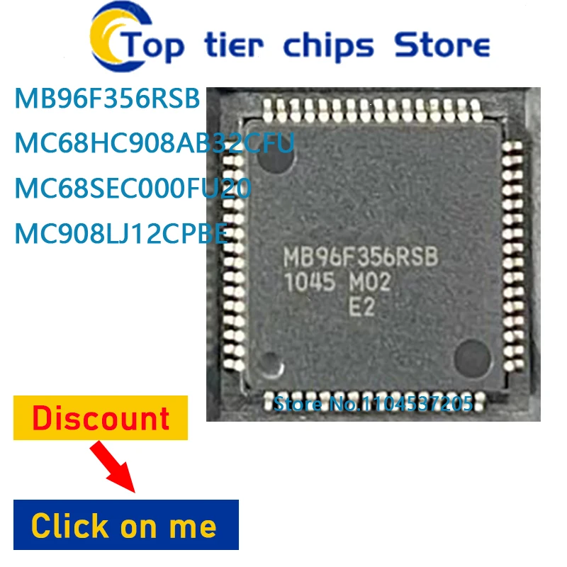 

1-10 шт./лот MB96F356RSB MC68HC908AB32CFU MC68SEC000FU20 MC908LJ12CPBE QFP 100% НОВЫЙ