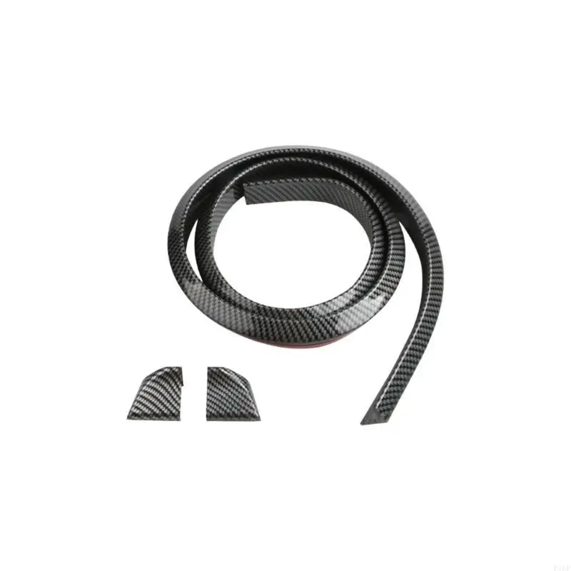 2026 New Aerodynamic Carbon Fiber Car Spoiler Trim With Rubber Sealing Fit Vehicle Body Styling Accessories ABS Material Easy