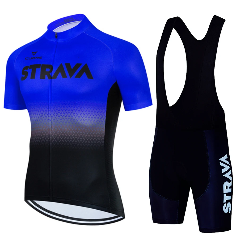 CUDRE STRAVA Road Cycling Jersey Sets Cycling Uniforms for Men Clothing Jacket Mountain Bike Jerseys Men's Sweatsuit Set Bycicle