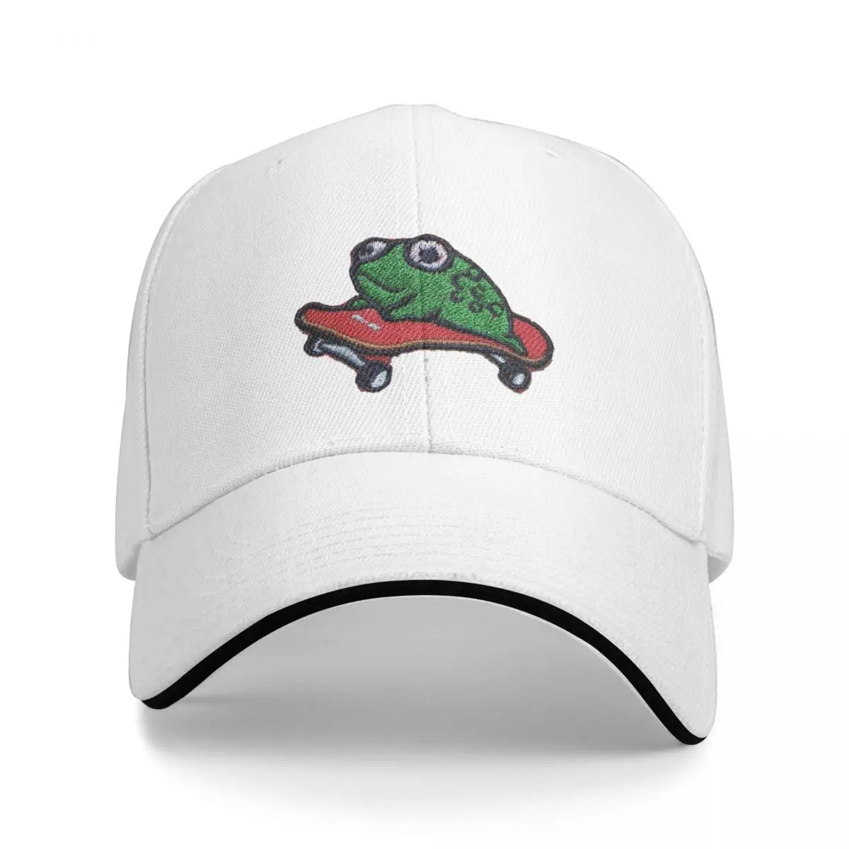 Skater Frog Sticker Baseball Cap Sunhat Anime Hat Women's Men's