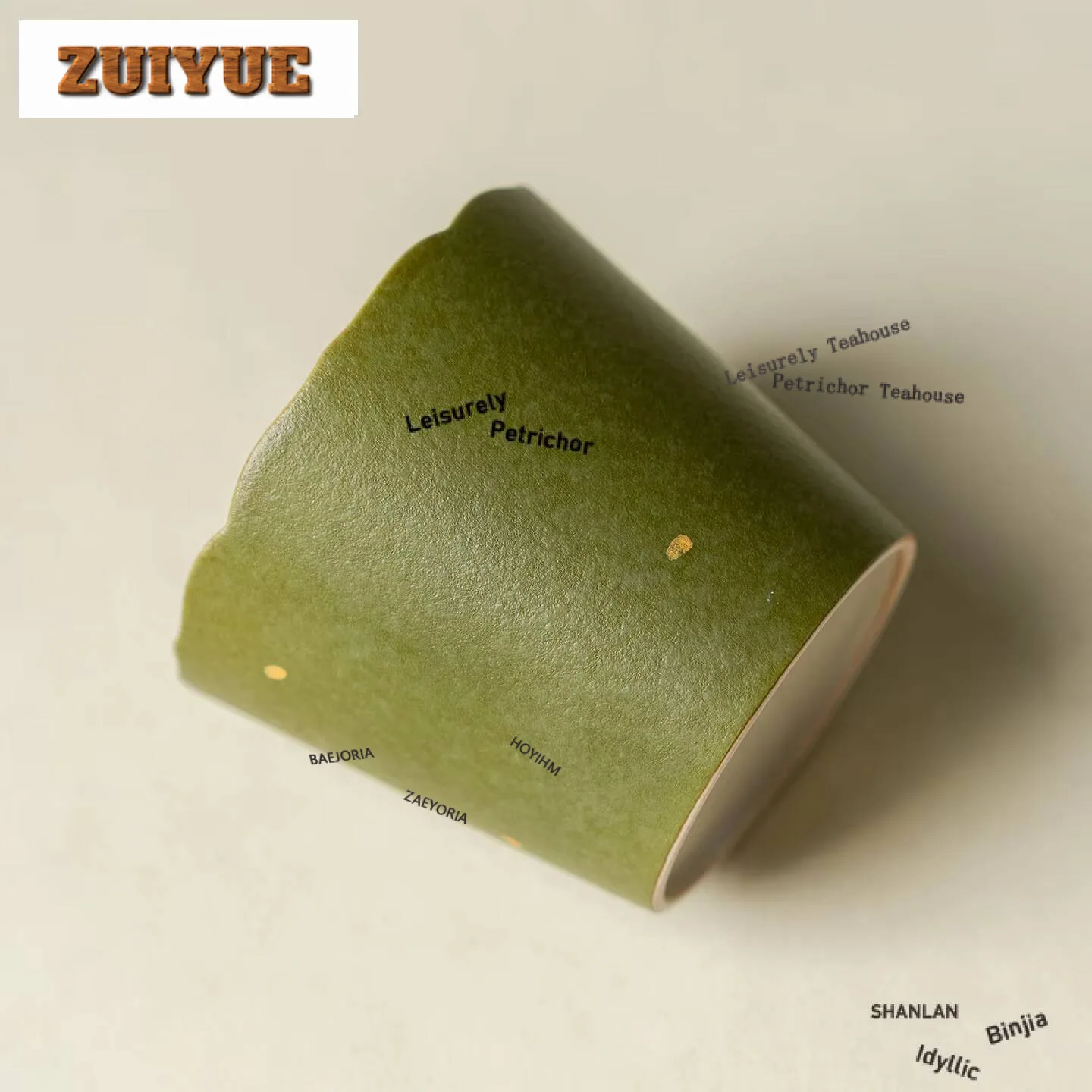 220ml Kaffeetasse mit Gold- und Grüntangerinenspritzer, Cappuccino-Latte-Tasse, Nachmittagstee-Tasse, Büro-Wasserbecher, Café-Dekoration, Bastelartikel