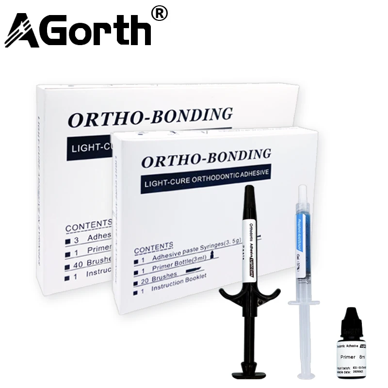 1/3Pcs Dental Orthodontic Adhesive Light Curing Direct Bonding System For Bracket Brace Bonding System