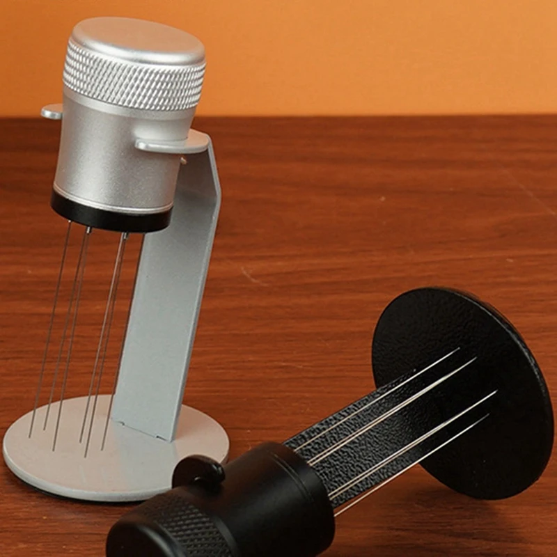 コーヒー色の粉末針,布粉針,スティック,コーヒー攪拌機,取り外し可能で洗える,6ピン