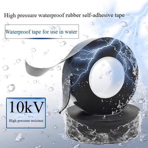 고압 자체 접착 고무 전기 테이프, PVC 방수 절연 본딩 용접 고무 씰링, 자체 아말게이팅 테이프 Best5