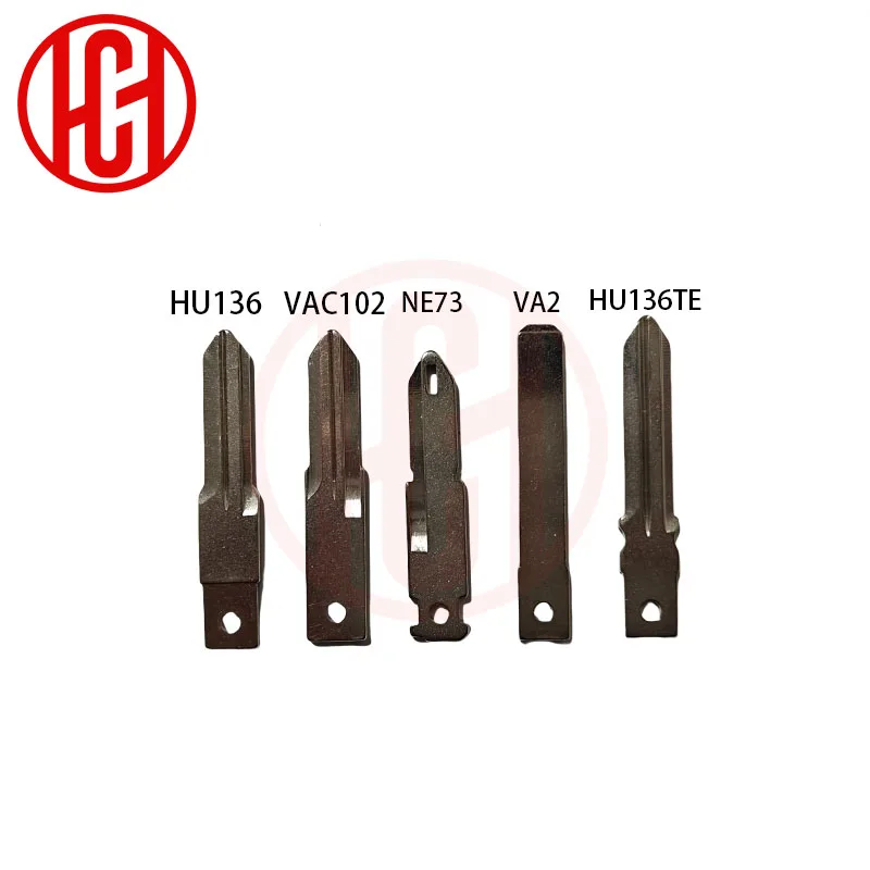 Car Key Blade VAC102 HU136 VA2 NE73 HU136TE Blade for Renault for Peugeot 206 307 Remote Car Key