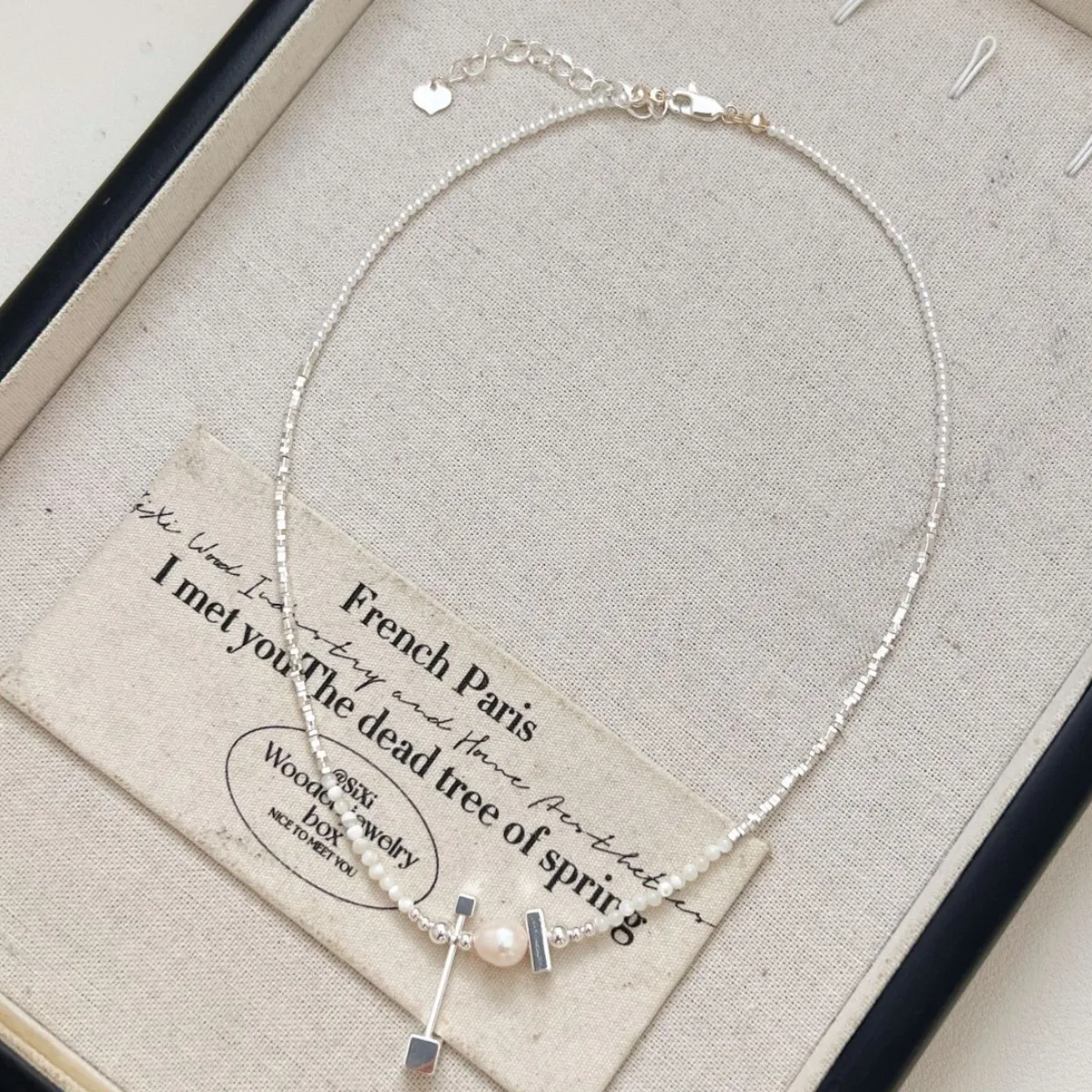 Niche design irregular necklace high-end pendant necklace light luxury commuting jewelry for women