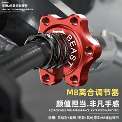 Motorcycle Universal Clutch Brake Cable Wire Adjuster M8*1.25 Screw Accessories for Spirit Beast CFMOTO VOGE Benelli Honda