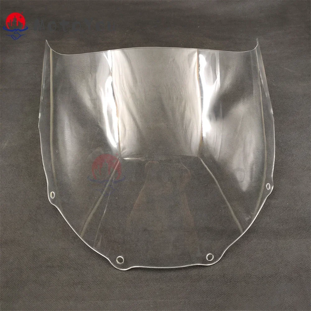 FZR 600 94-96 Motorcycle Windscreen Windshield Front Wind Glass Fairing Black/Clear for Yamaha FZR600 1994-1996 Shield Cover