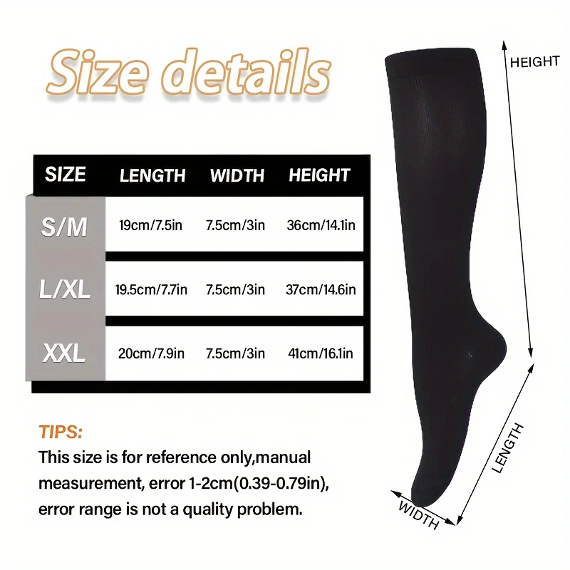 8 ペアの銅製コンプレッションソックス、女性と男性のためのランニングアスレチックスポーツソックスの循環サポート