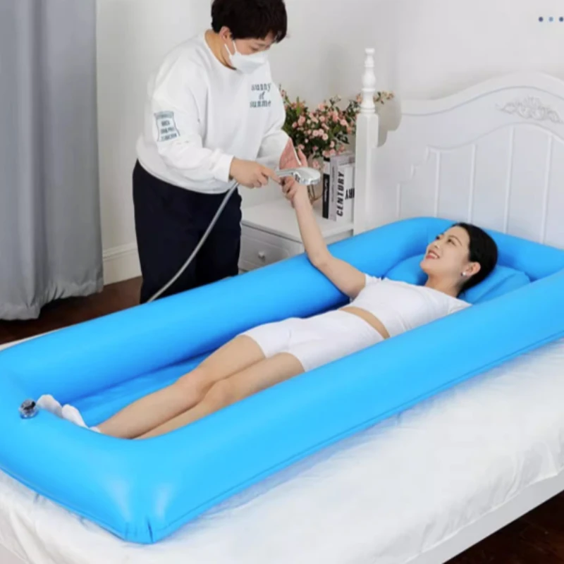 Bed Paralysis Disabled Elderly Dedicated Bath Neck Massager Disabled Patient Bed Lying Inflatable Bath Bed