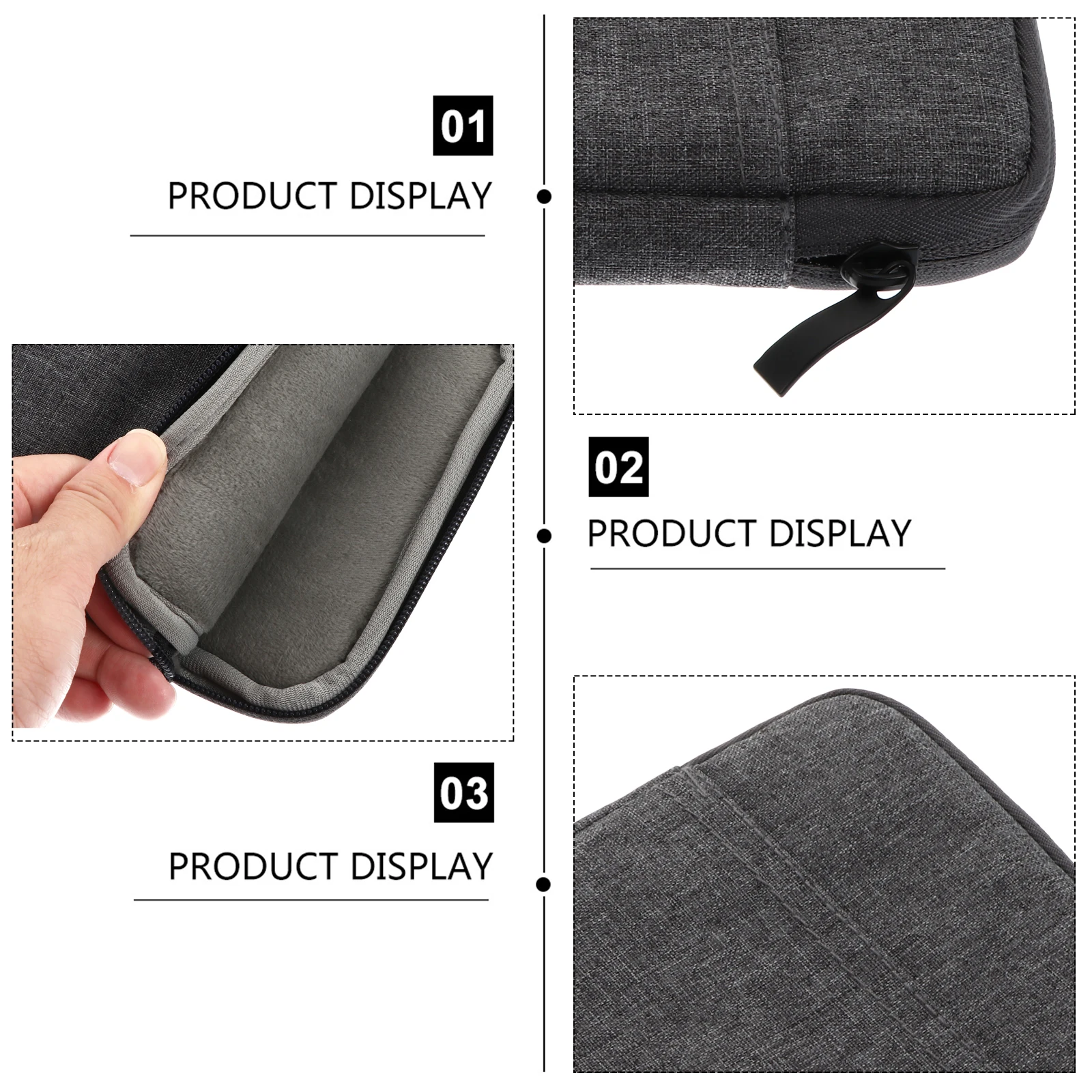 1pc 6In E-Book Cover Ultra-Thin Durable Case For E-Reader Shock Resistant Washable Storage Pocket Compatible With Kindle