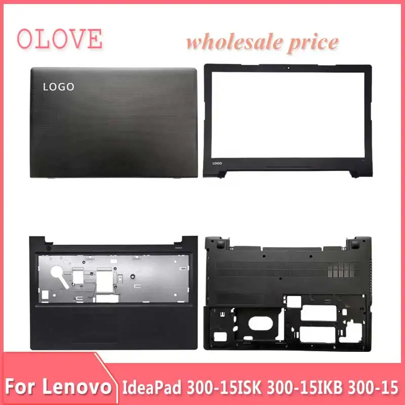 

Новинка для ноутбука Lenovo IdeaPad 300-15ISK 300-15IKB 300-15, задняя крышка ЖК-дисплея, передняя рамка, верхняя Подставка для рук, Нижняя крышка, петли для клавиатуры