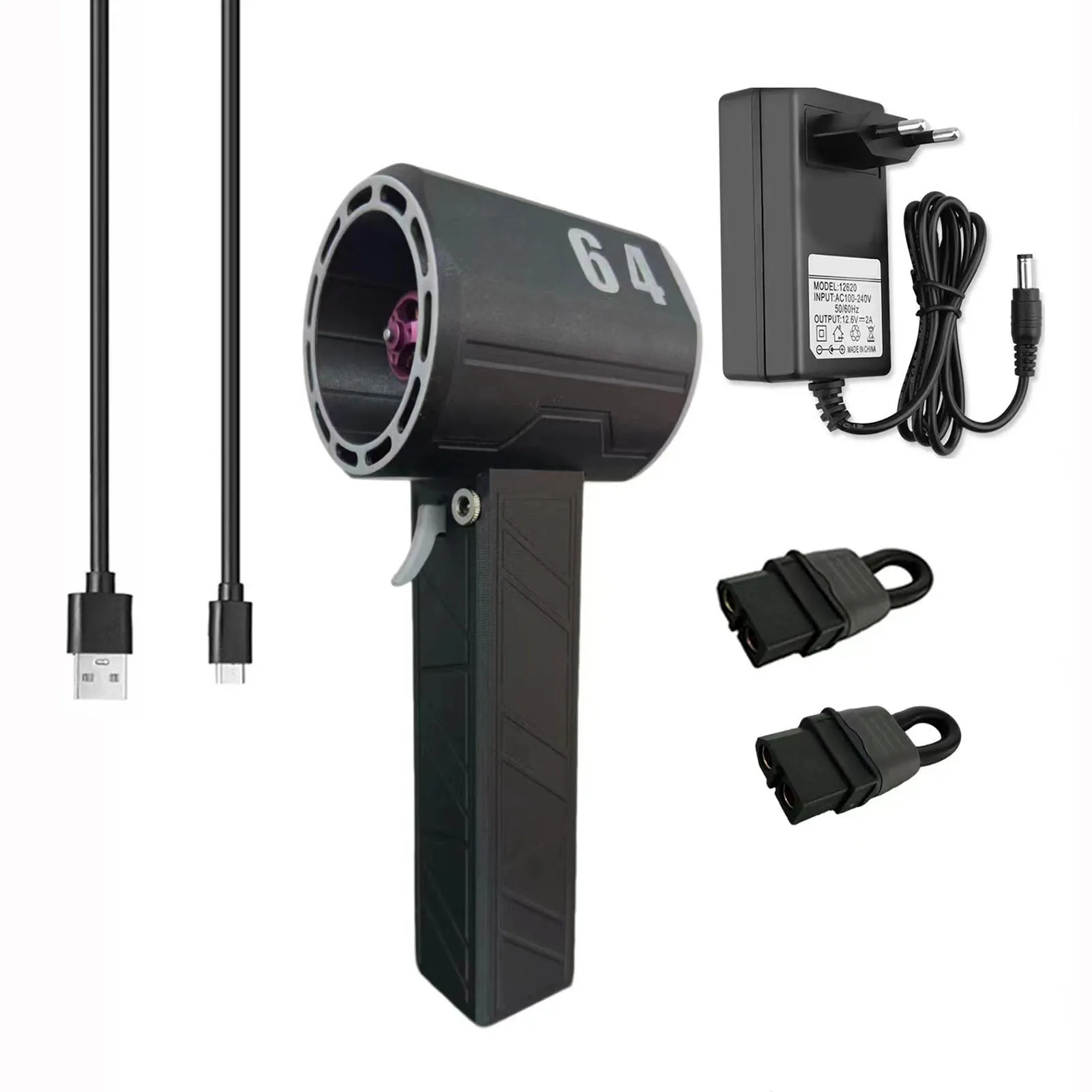 

Electric Air Duster Jet Dry Blower Brushless Motor 1.4kg/s Thrust 135m/s Wind Speed 11 Blades 1000W High Power Ducted Turbo Fan