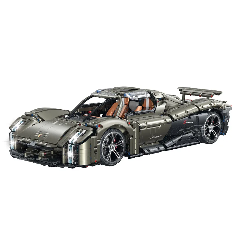 NEW 4056PCS MissionX 1:8 Supercar Building Block Car Technology Design Optional Power Group Birthday Christmas Gift for Kids Boy