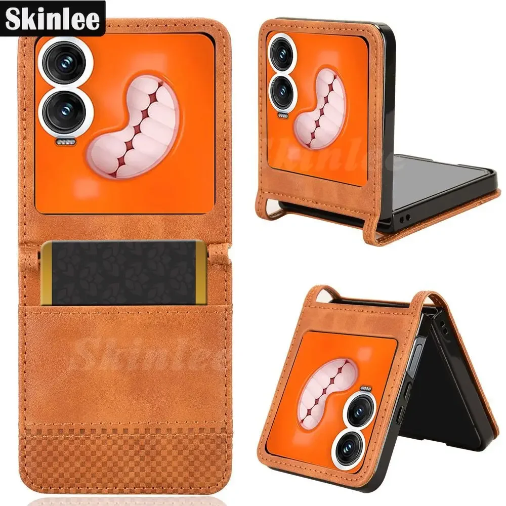 

For Infinix Zero Flip 5G Flip Leather Retro Luxury Wallet Card Pocket case Cover For Infinix Zero Flip 5g zero Casing Funda Capa