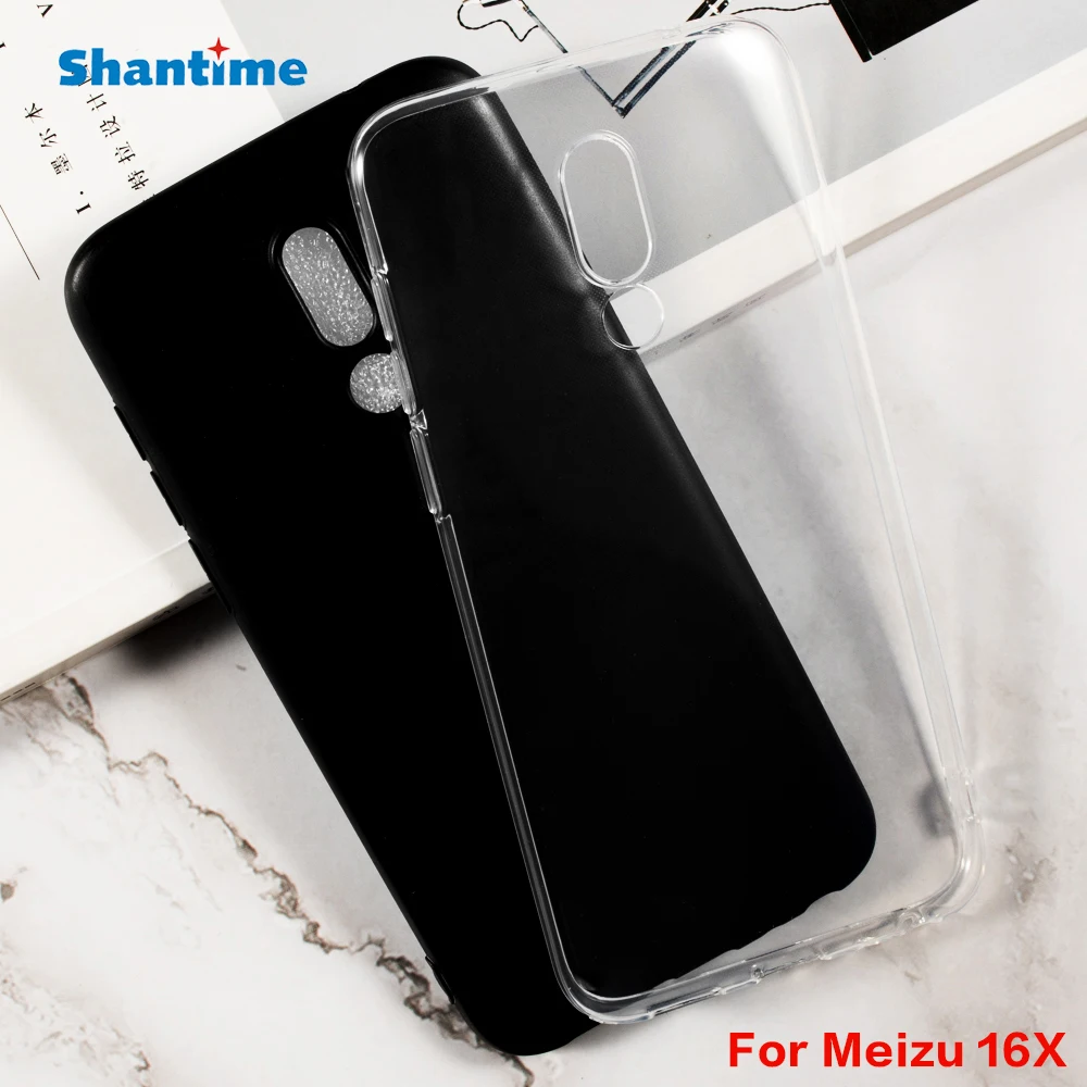 For Meizu 16X Gel Pudding Silicone Phone Protective Back Shell For Meizu 16X Soft TPU Case