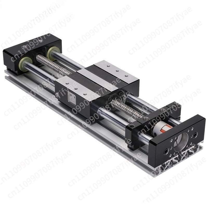 Double optical axis rail linear slide table 1605 ball screw, servo cross XYZ three-axis aluminum electric guide module