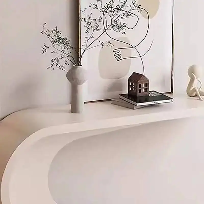 

Entryways Classic Nordic Table Cozy Glamour Simple Versatile Console Table Trendy Storage Scrivania Living Room Furniture