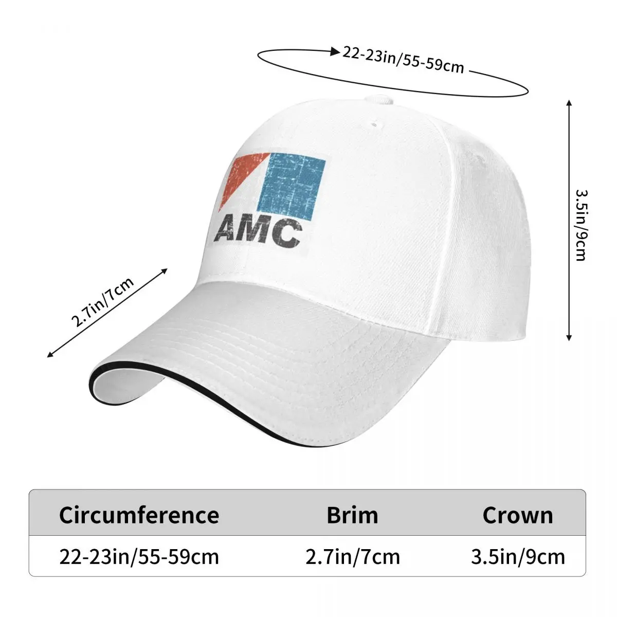 Amc AMC - American Motors Corporation Summer For Women A Baseball Cap Hat