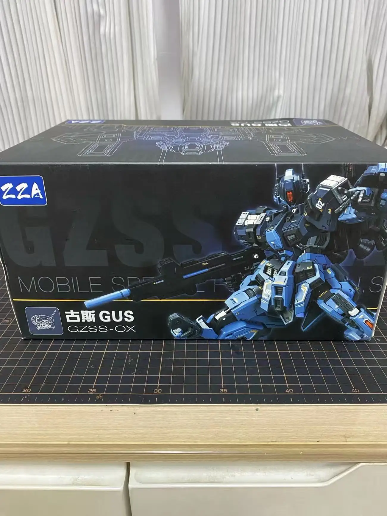 Novo modelo zzza 1/100 mg GZSS-OX gus kits de modelo de montagem kits de esqueleto de plástico anime figura de ação robô modelo presentes brinquedo em estoque