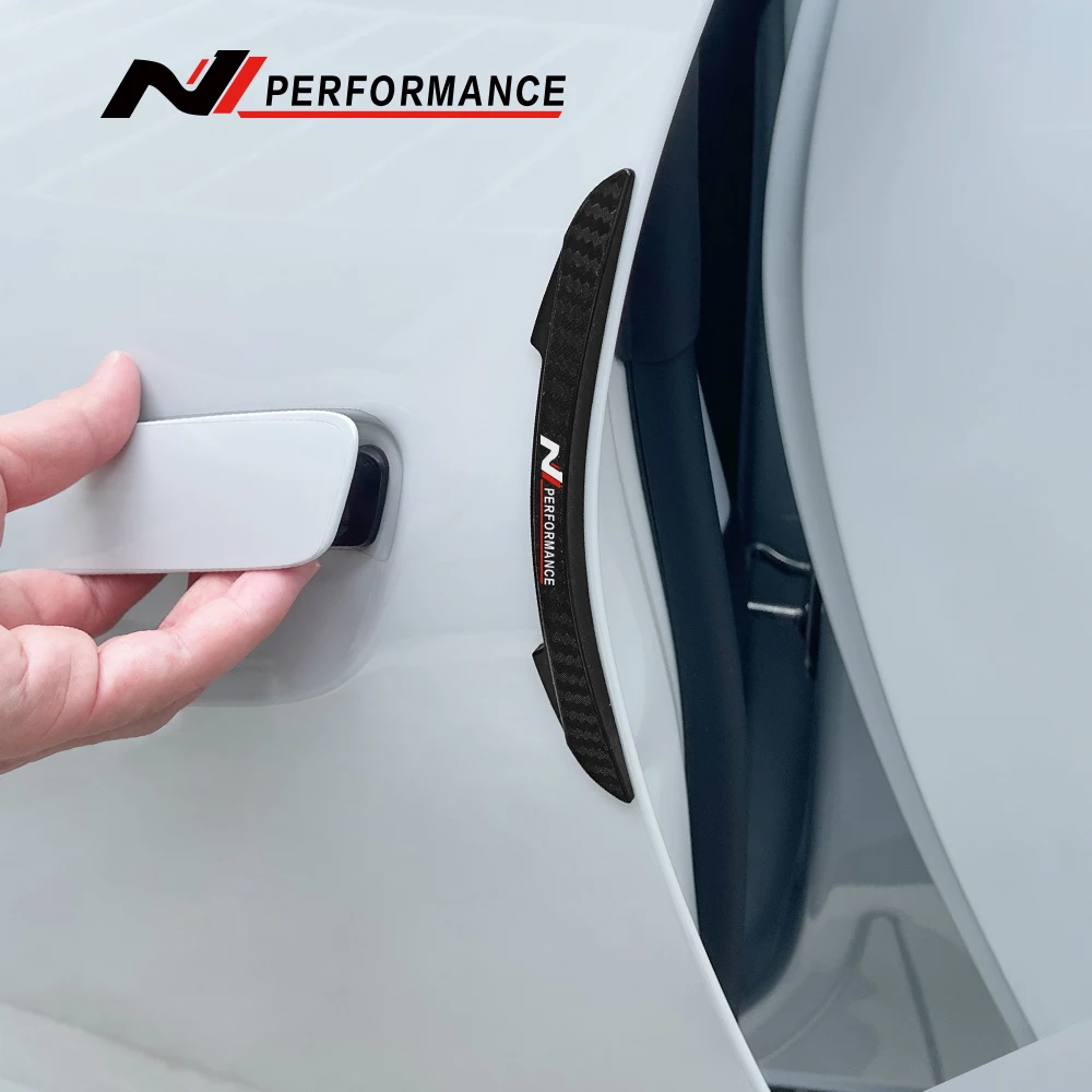 For Hyundai i30n Kona i20n nline Veloster Tucson Sonata Elantra Car Door Edge Anti-scratch Strip Protective Accessories