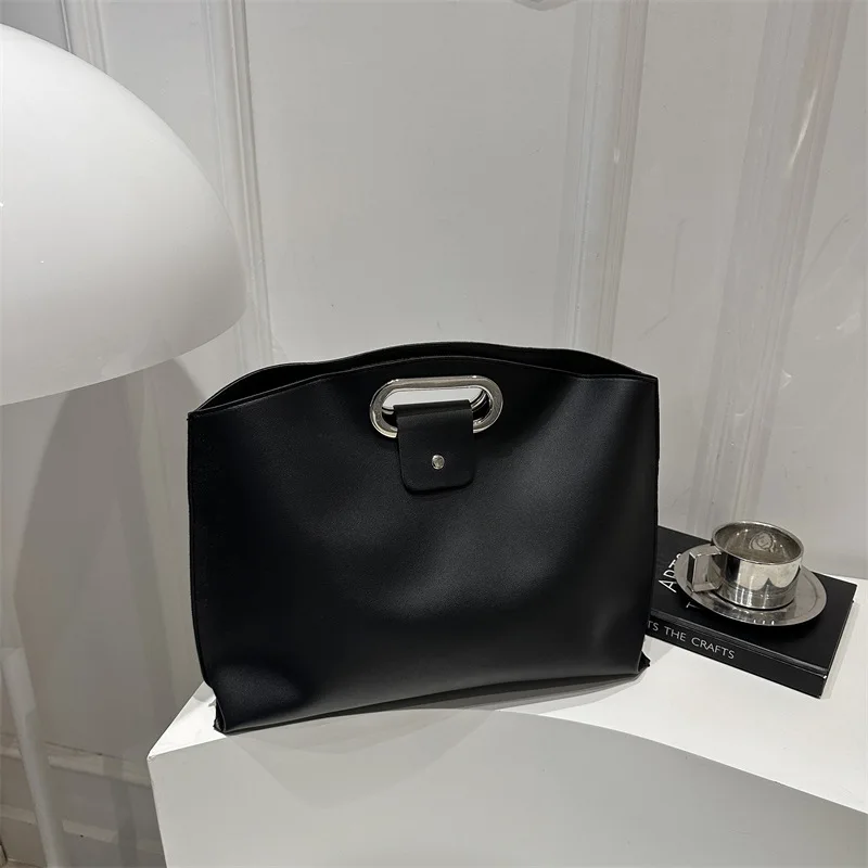 

2025 Women's Minimalist Handbag, Vegan Leather Multi-way Shoulder Tote, Small Chic Purse for Work Commute & Daily Use