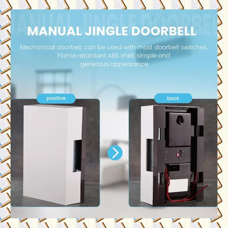 A14M 220V Doorbell คู่มือ Ding Dong Bell CHIME สําหรับ Home Hotel Access Control System Timbre Puerta Casa สมาร์ท Doorbell