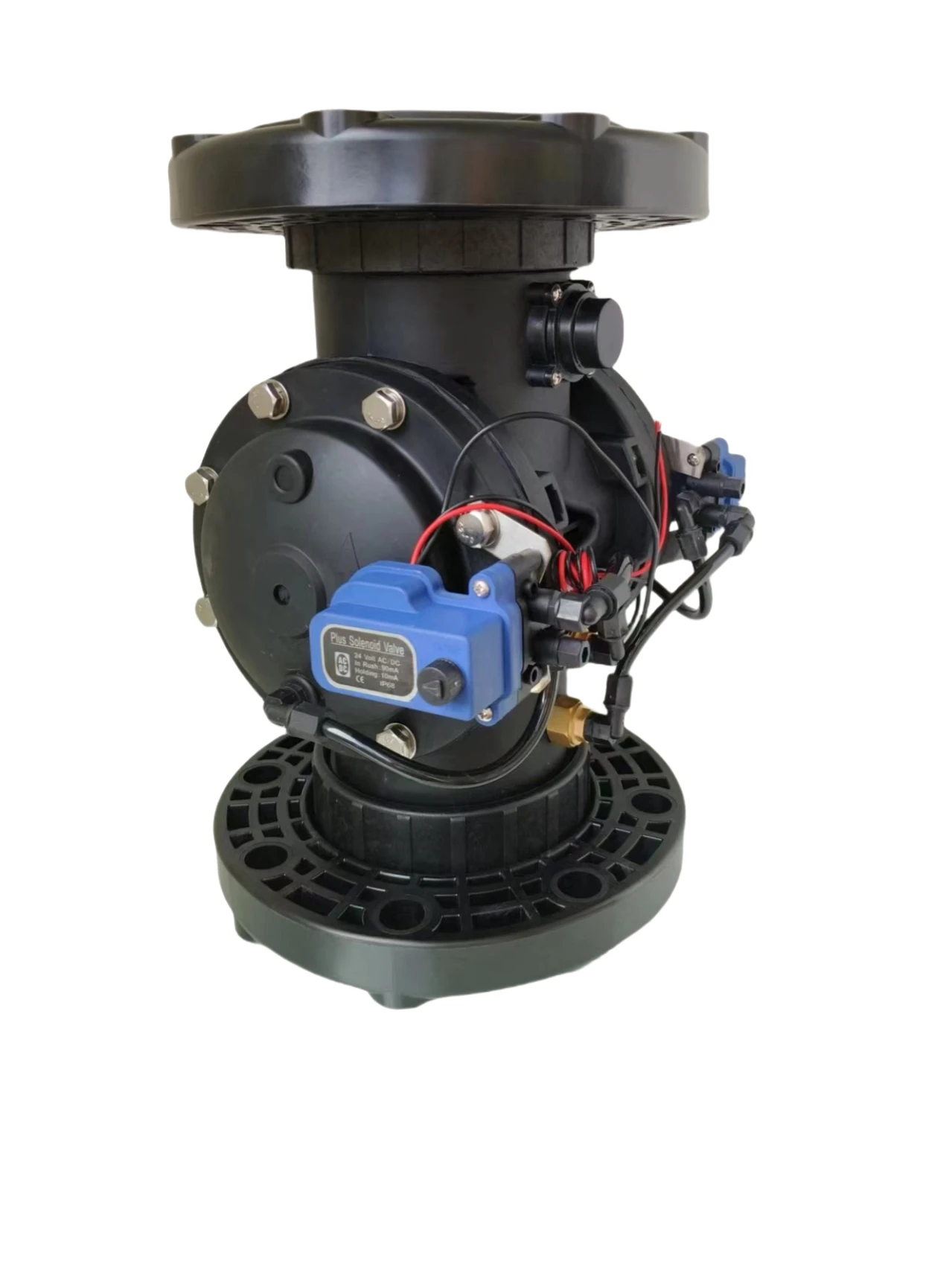 Sprinkler 6 Inch Irrigation Electric Solenoid Control Valve Hydraulic On/off 12VDC 24VAC Plastic Valve