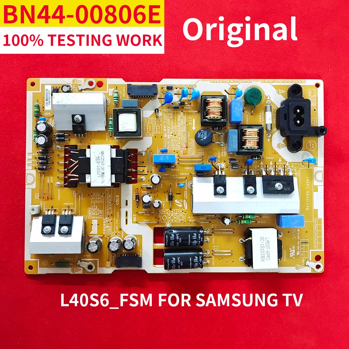 Original Test working BN44-00806E L40S6_FSM Power Supply for Samusng TV Maintenance accessories