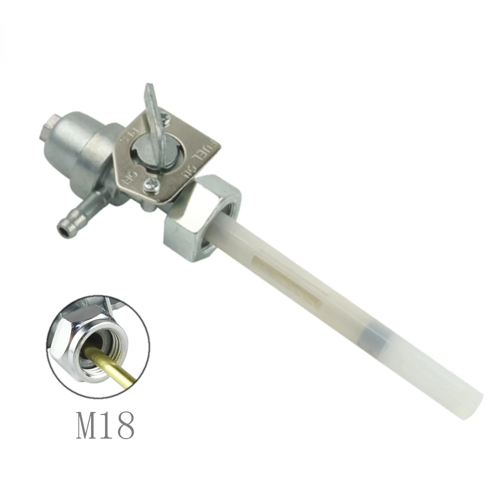 M18 18mm Gas Fuel Tank Switch Cock Tap Valve Petcock For Honda Rebel 250 CMX250 VT1100 NX650 16950-MM8-020