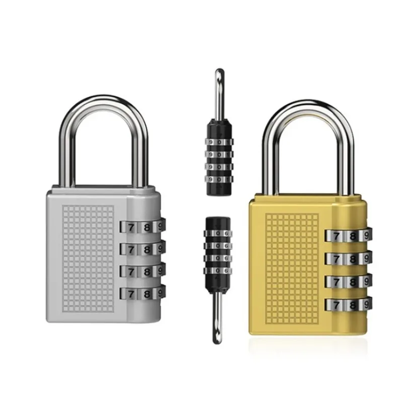 Zinc alloy large 4-yard mechanical password lock Cross border spot gym Cabinet password padlock 04B