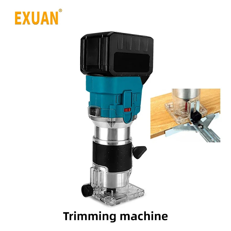 

Brushless Lithium Battery Trimming Machine Multifunctional Rechargeable Woodworking Slotting Machine Polishing Machine 220V