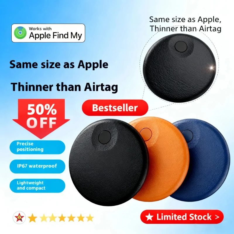

Tracker Tag 1/3 Packs Smart Locator for Keys and Items Air Tracker with Find My iOS Only