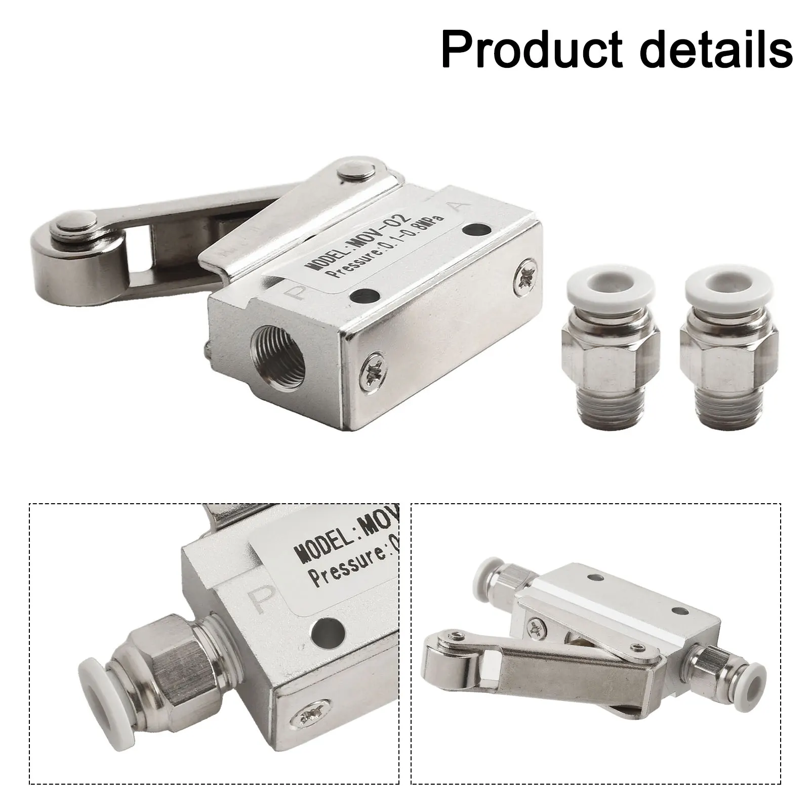 On-Off Valve 45.1*16.1*26 47.5 mm Mechanical Valve Efficient Air Flow Control Working Pressure 0-0.85 MPA Air Control System