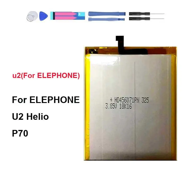 Fast Shipping For Elephone U2 Helio P70 Portable Mobile Phone Battery