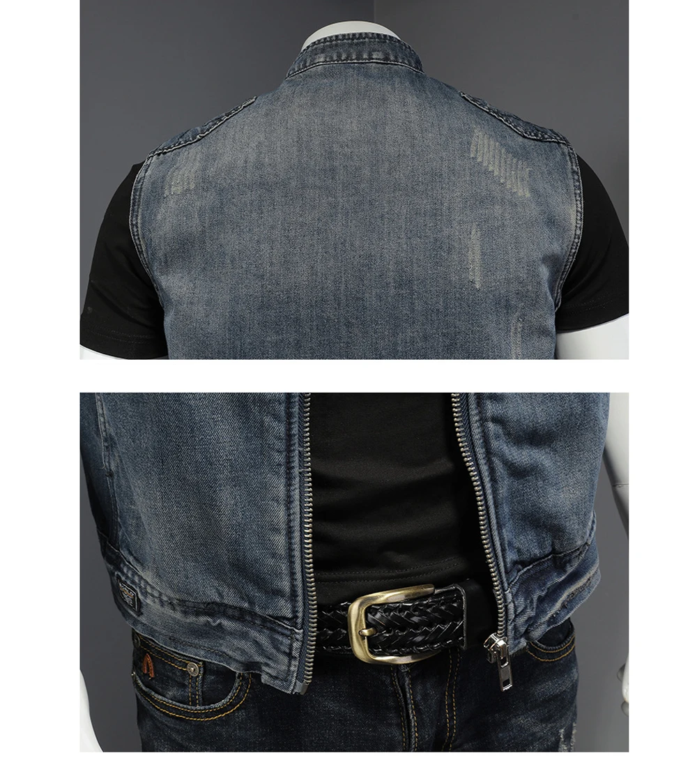 DIMUSI Mens Denim Vests Vintage Fashion Design Retor Sleeveless Jackets Men Streetwear Ripped Hole Punk Jean Waistcoats Clothing 15 S7d9a932998f3451b8c8c58acba6f038fK