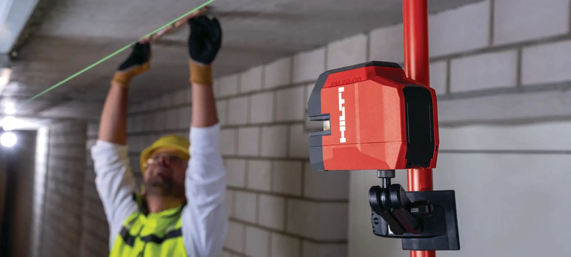 HILTI PM 20-CG high-precision lead hammer and cross line laser, body only