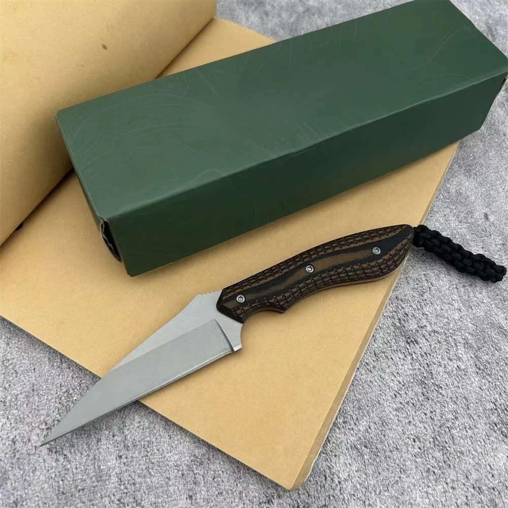 CR 2388 سكين شفرة مثبتة متينة 8Cr13Mov جيب شفرة مناسب للتخييم في الهواء الطلق والمشي لمسافات طويلة سكين يد متعدد المهام هدايا للرجال
