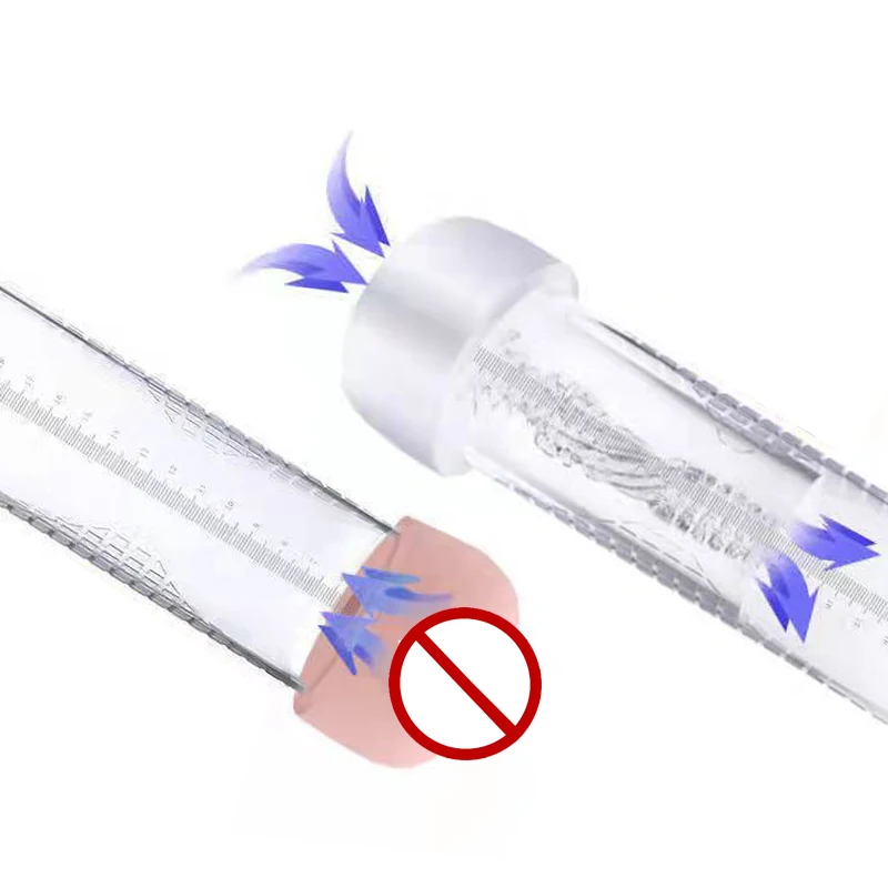 Male Masturbator Penis Vacuum Pump Enlarger Trainer with Vaginal Manual Dick Bigger Enhancement Adult Products view 3